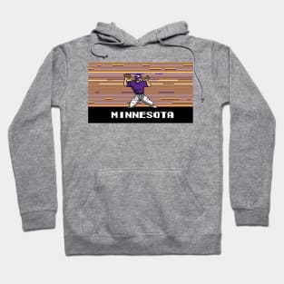 8-Bit Quarterback - Minnesota Hoodie